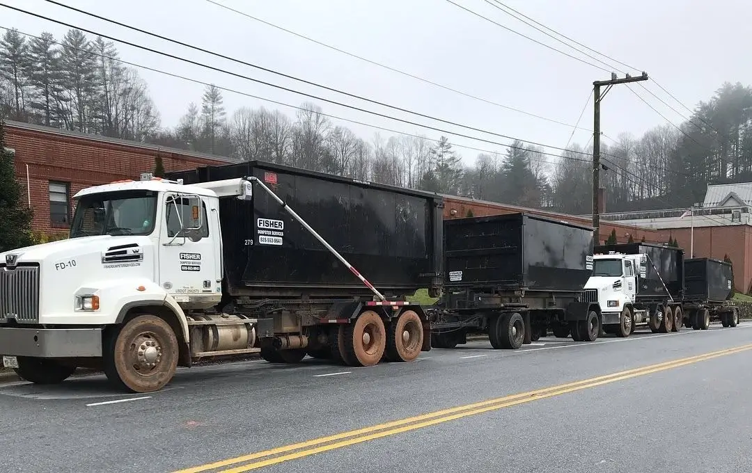 Roll-off dumpster truck ready for delivery in Polk County NC